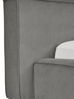 Cama Tapizada En Pana Lennon