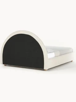 Cama Tapizada En Tejido Boucle Ebba, Con Espacio De Almacenamiento