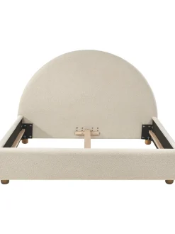 Cama Tapizada En Tejido Boucle Ebba