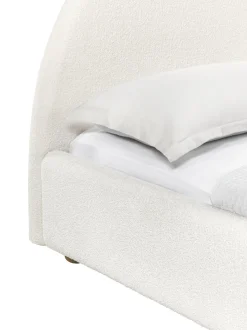 Cama Tapizada En Tejido Boucle Ebba