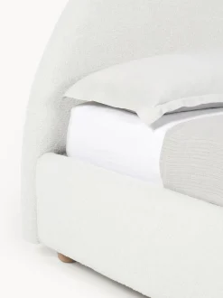 Cama Tapizada En Tejido Boucle Ebba, Con Espacio De Almacenamiento