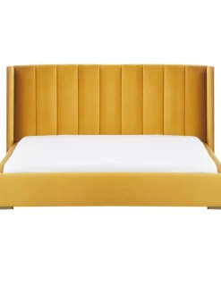 Cama Tapizada En Terciopelo Dusk