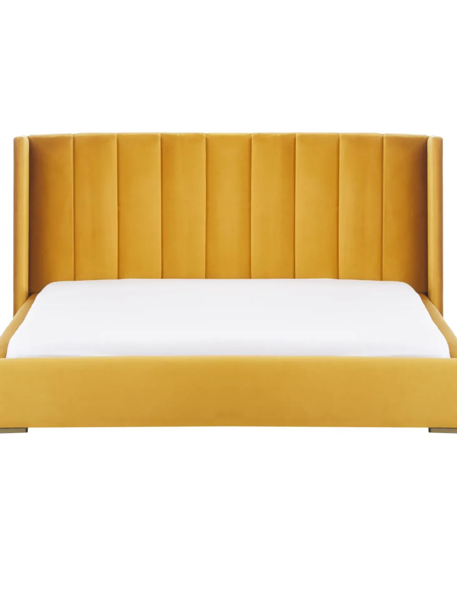 Cama Tapizada En Terciopelo Dusk