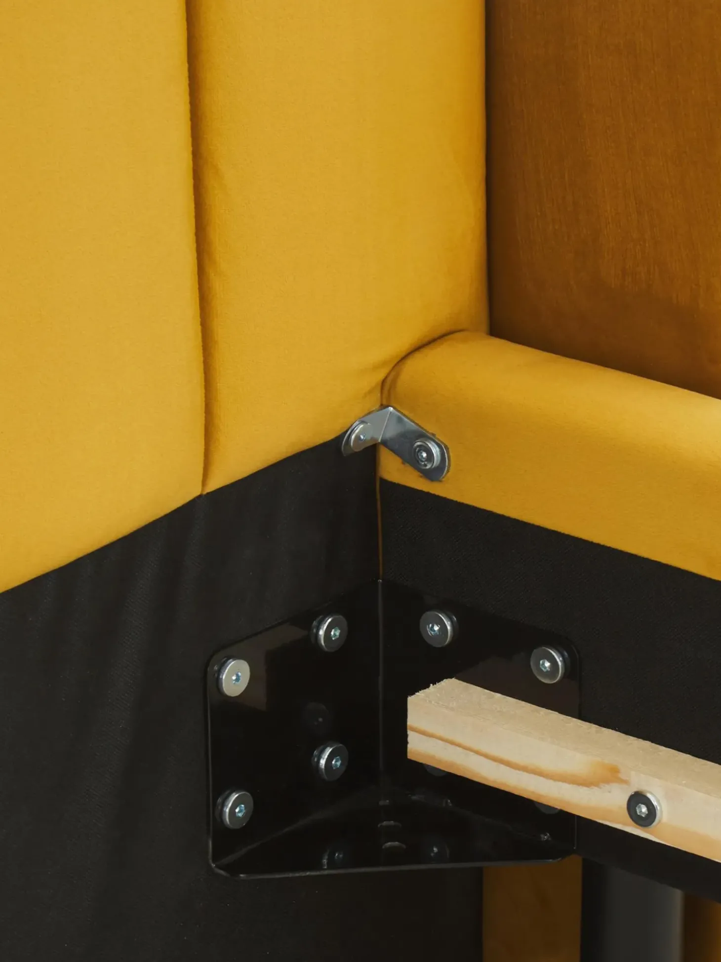 Cama Tapizada En Terciopelo Dusk