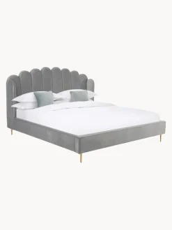 Cama Tapizada En Terciopelo Glamour