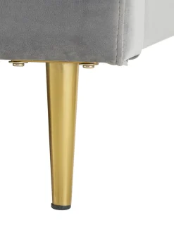 Cama Tapizada En Terciopelo Glamour