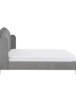 Cama Tapizada En Terciopelo Glamour