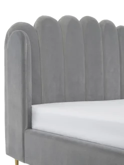 Cama Tapizada En Terciopelo Glamour