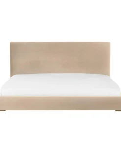 Cama Tapizada En Terciopelo Peace