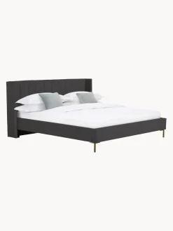 Cama Tapizada En Terciopelo Dusk