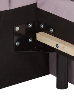 Cama Tapizada En Terciopelo Dusk