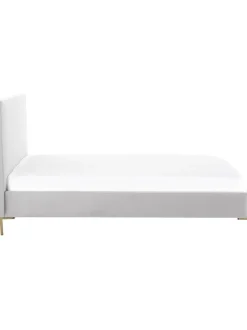 Cama Tapizada En Terciopelo Peace