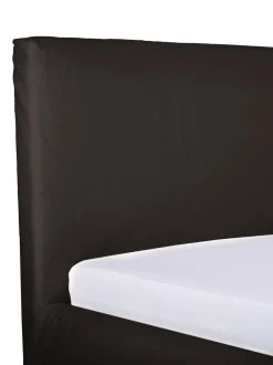 Cama Tapizada Feather, Con Espacio De Almacenamiento