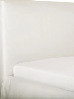 Cama Tapizada Feather, Con Espacio De Almacenamiento