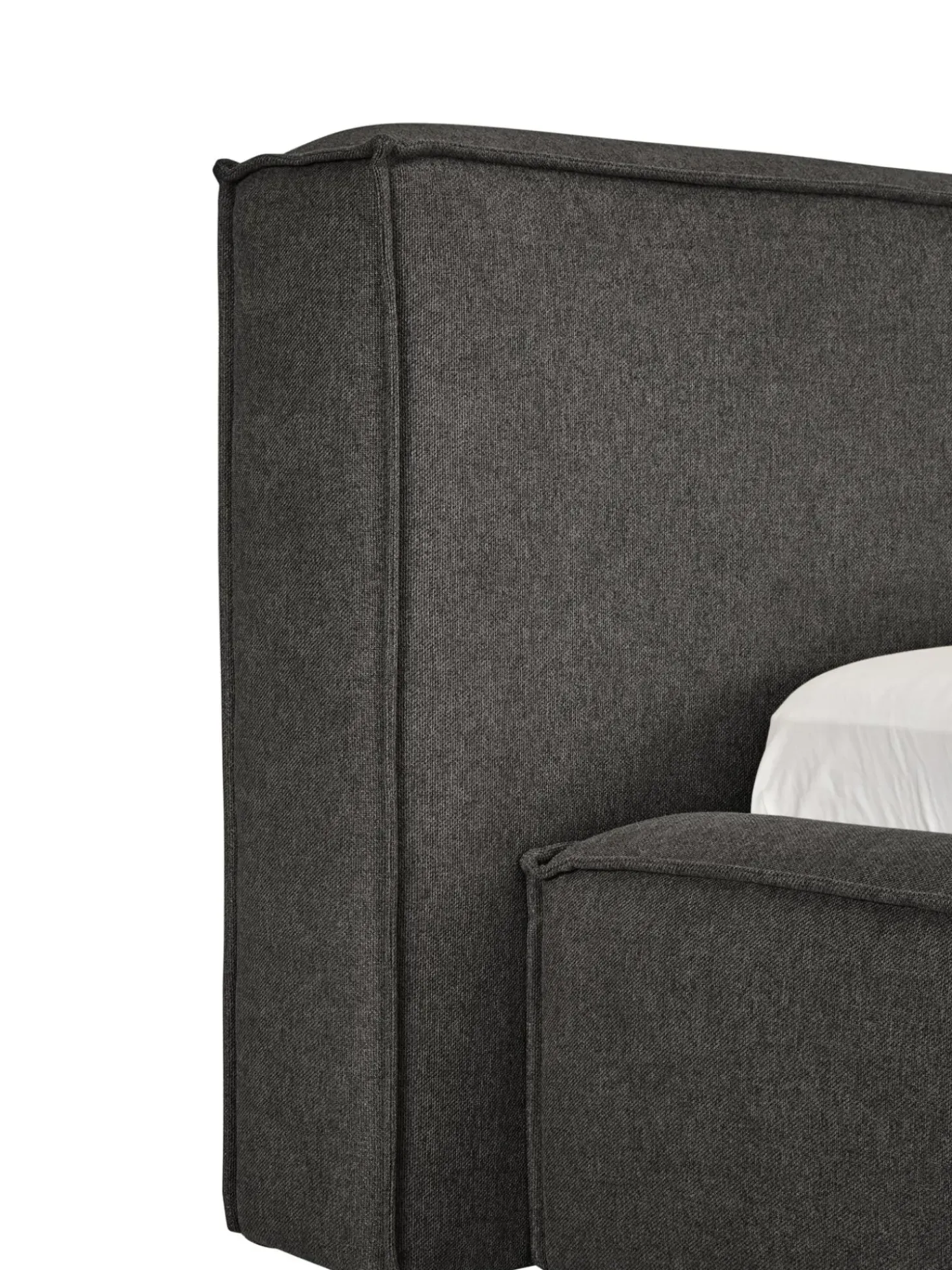 Cama Tapizada Lennon, Con Espacio De Almacenamiento