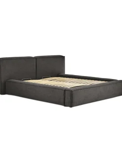 Cama Tapizada Lennon, Con Espacio De Almacenamiento