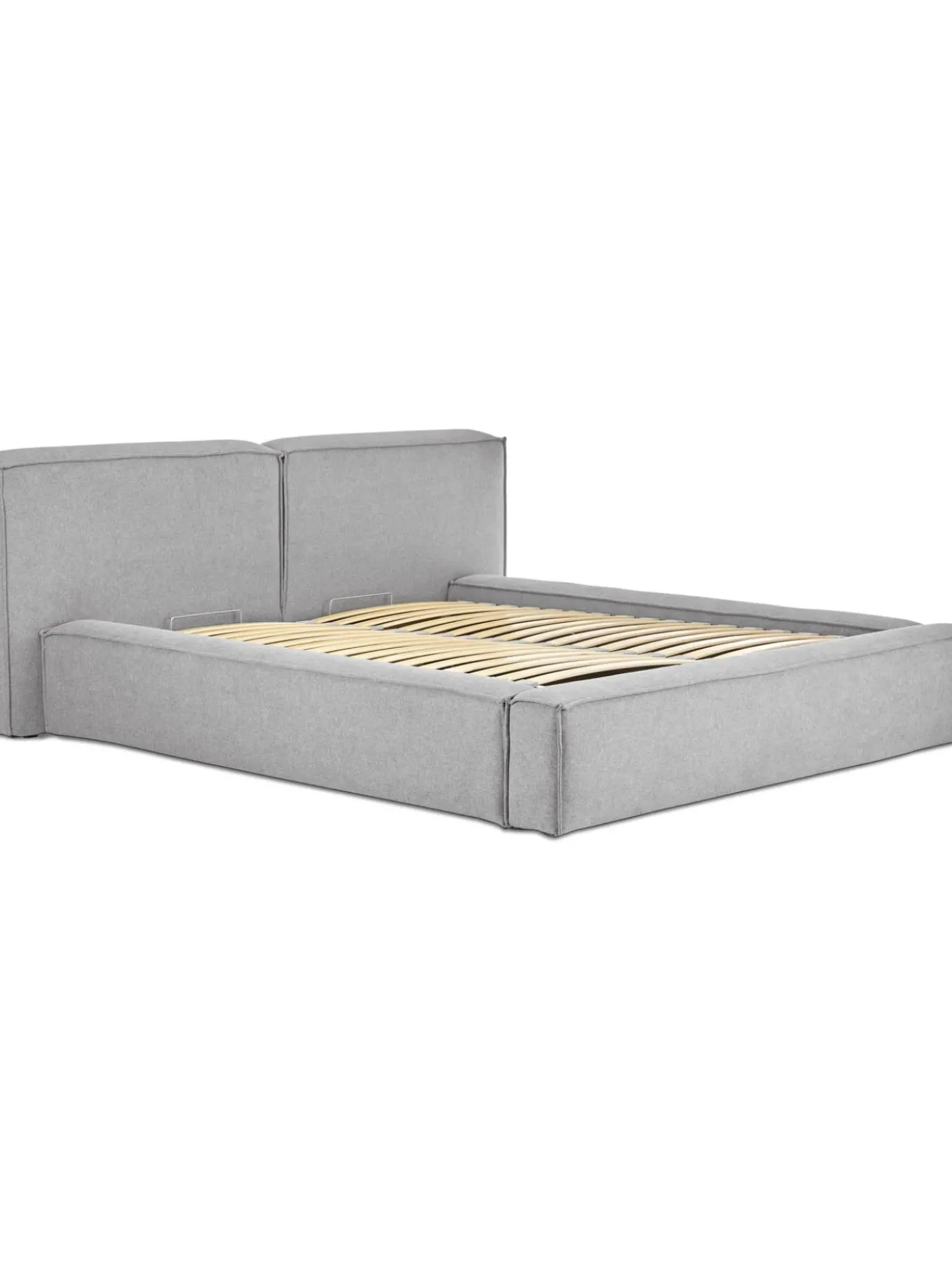 Cama Tapizada Lennon, Con Espacio De Almacenamiento