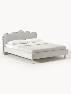 Cama Tapizada Romy, Con Cabecero