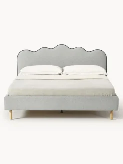 Cama Tapizada Romy, Con Cabecero