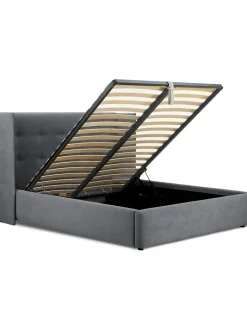 Cama Tapizada Star, Con Espacio De Almacenamiento