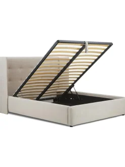 Cama Tapizada Star, Con Espacio De Almacenamiento