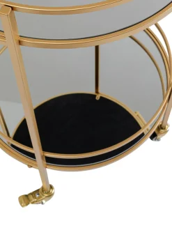 Camarera Redonda De Metal Emilia