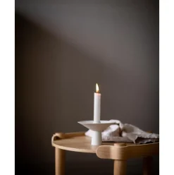 Candelabro De Acero Inoxidable Mate Uma