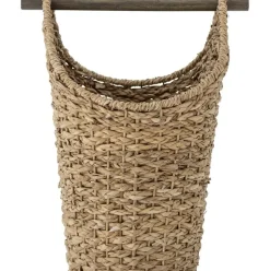 Cesta Artesanal De Fibras Naturales Timmi