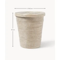 Cesta De Jacinto De Agua Con Tapadera Aleya