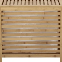 Cesta De Lavanderia De Bambu Con Bolsa De Tela Aden