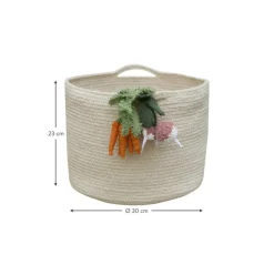 Cesta Infantil Artesanal Veggies