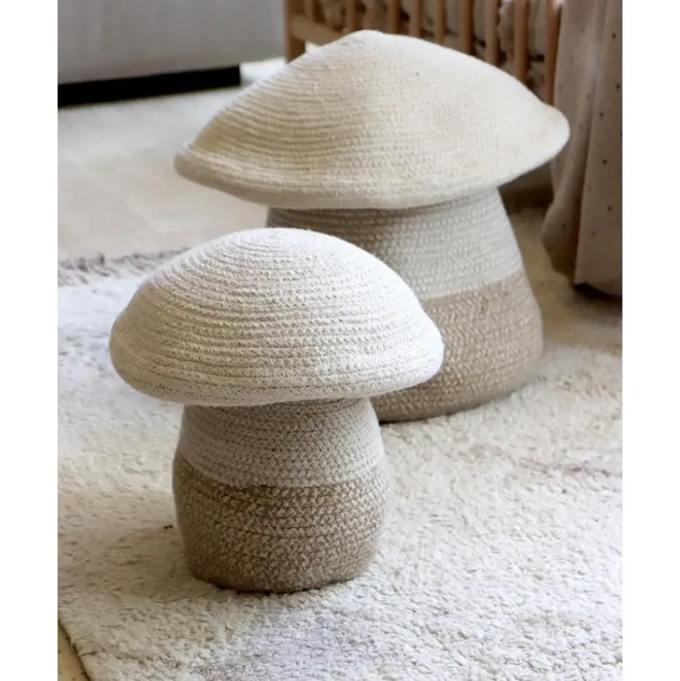 Cesta Infantil Artesanal Mushroom, 38 Cm