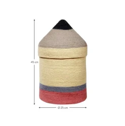 Cesta Infantil Artesanal Pencil, O 25 X 45 Cm