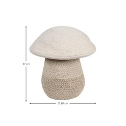 Cesta Infantil Artesanal Mushroom, 27 Cm