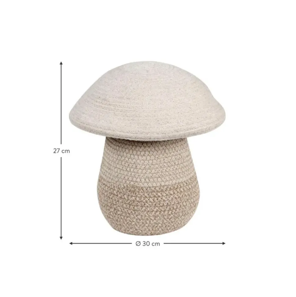 Cesta Infantil Artesanal Mushroom, 27 Cm