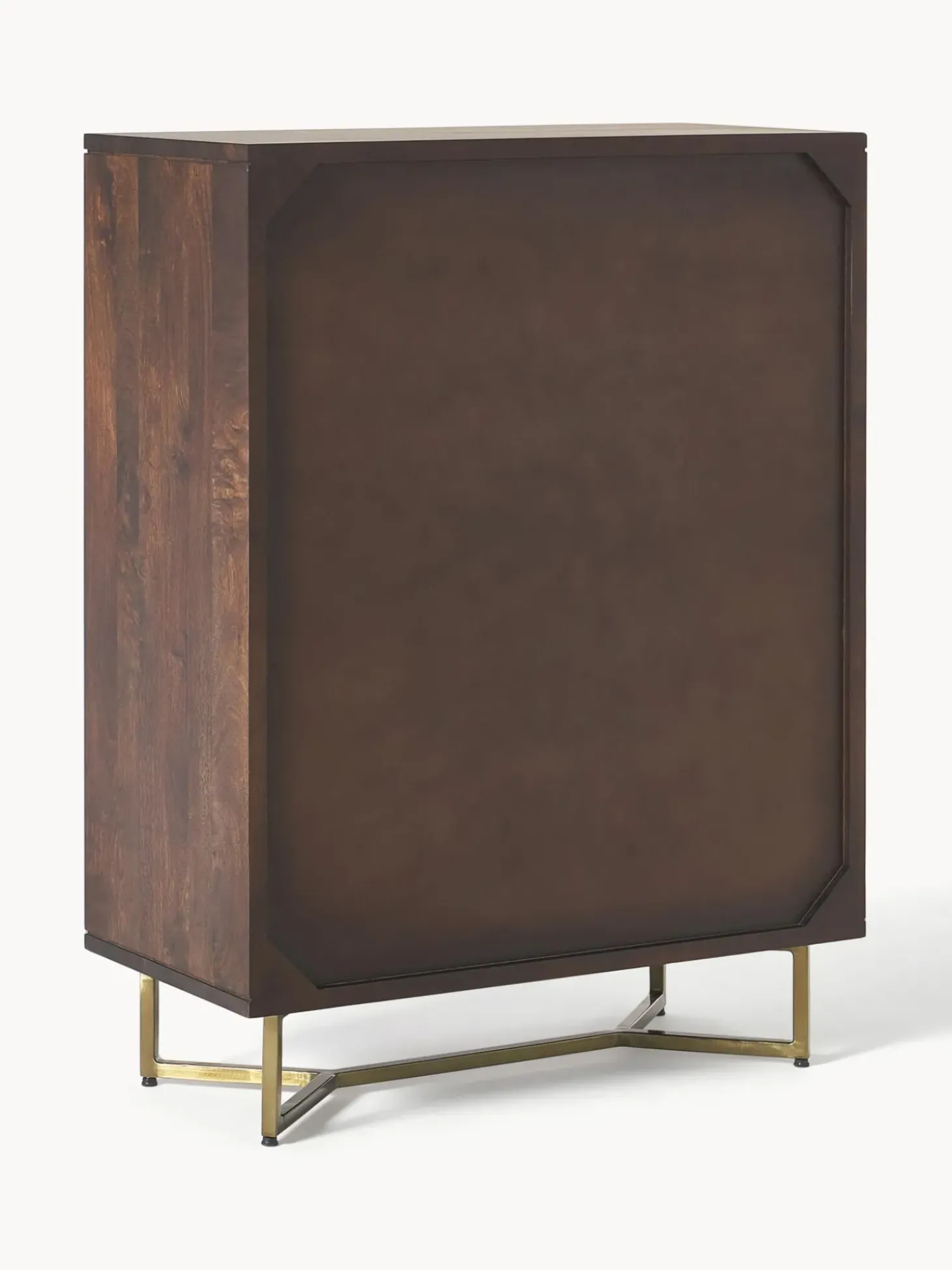 Chiffonnier Con Cajones Y Puertas De Madera De Mango Maciza Luca