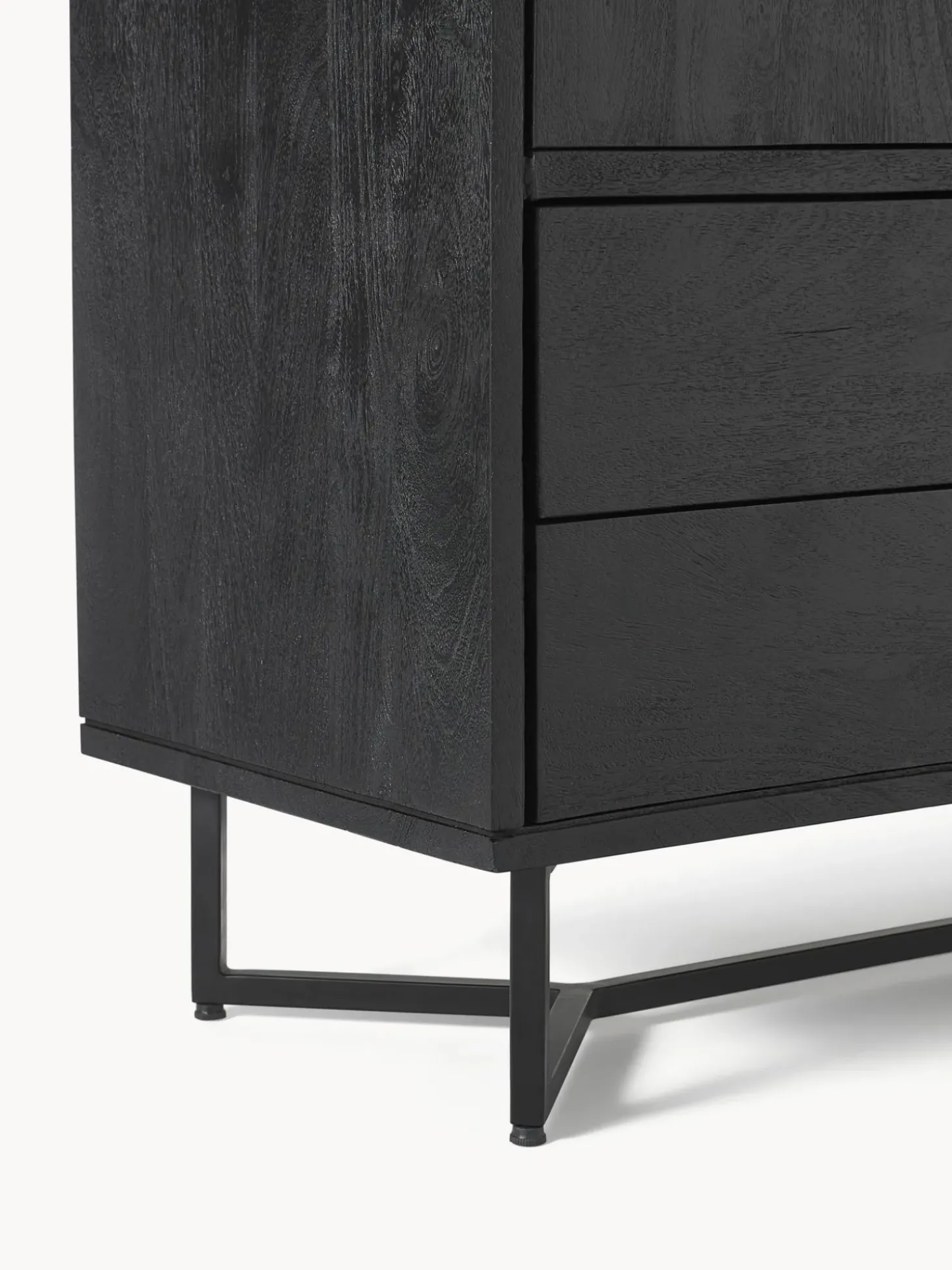 Chiffonnier Con Cajones Y Puertas De Madera De Mango Maciza Luca