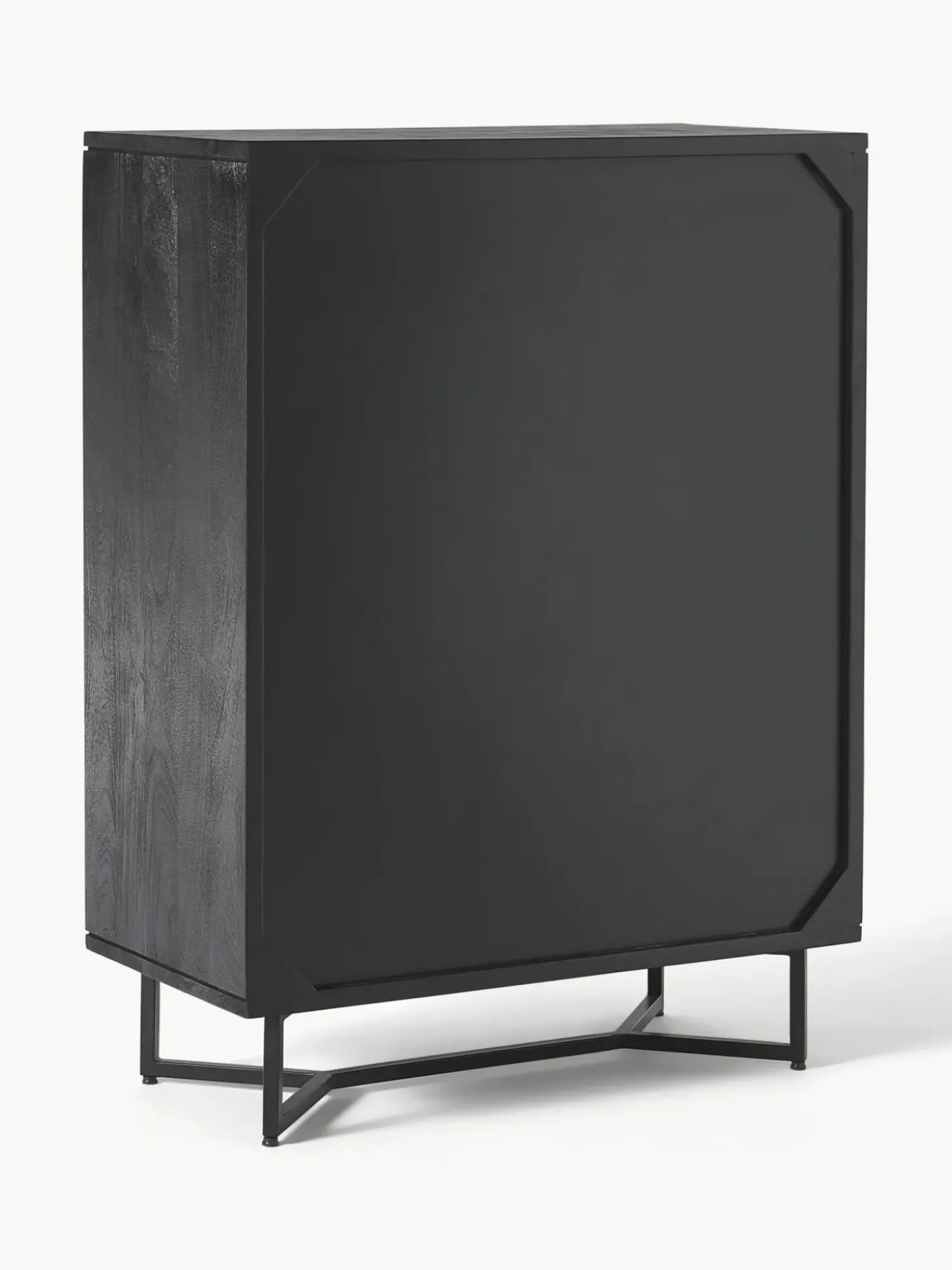 Chiffonnier Con Cajones Y Puertas De Madera De Mango Maciza Luca