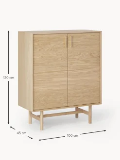 Chiffonnier Con Puertas De Roble Diana