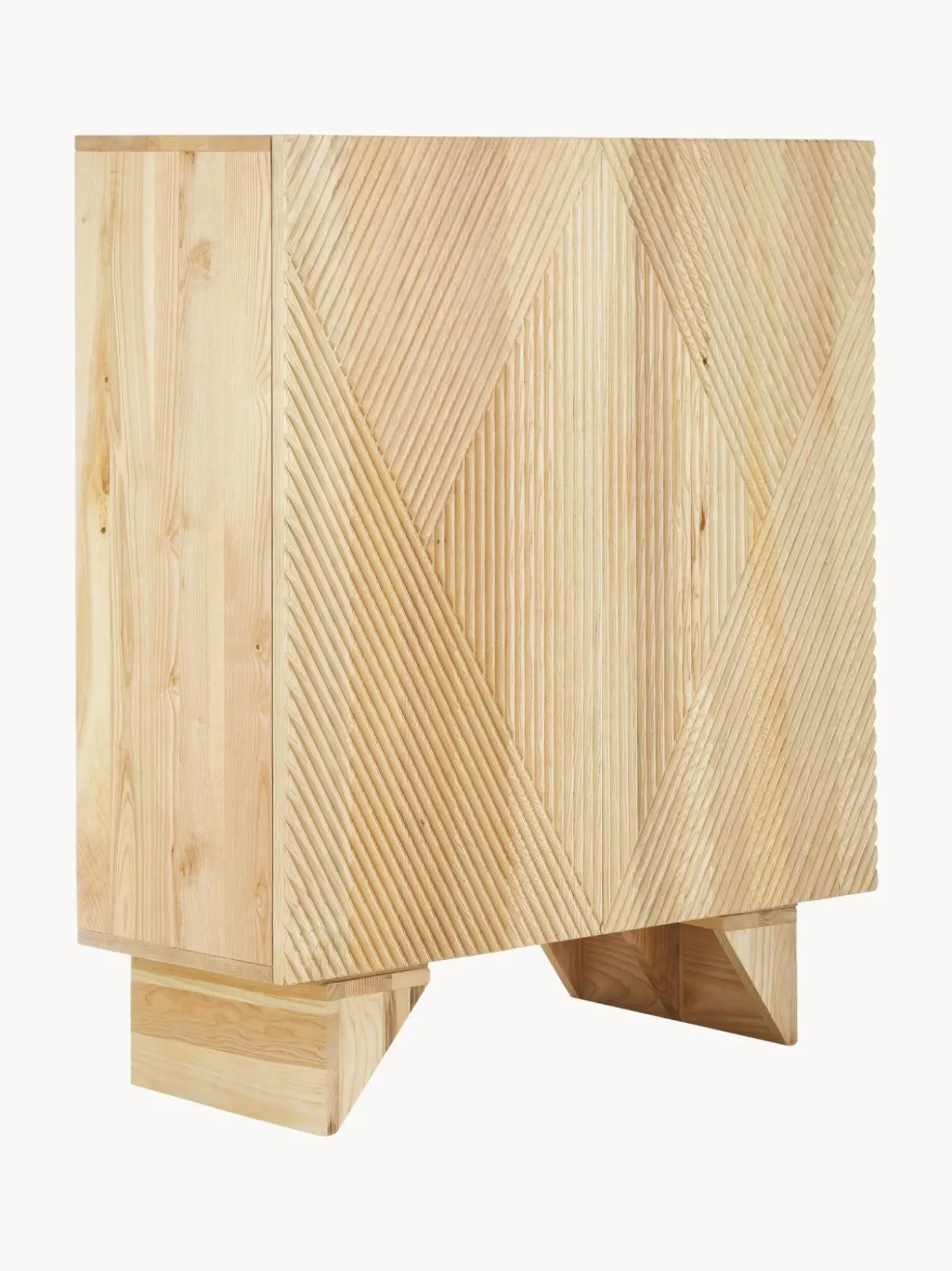 Chiffonnier De Madera Maciza De Fresno Louis