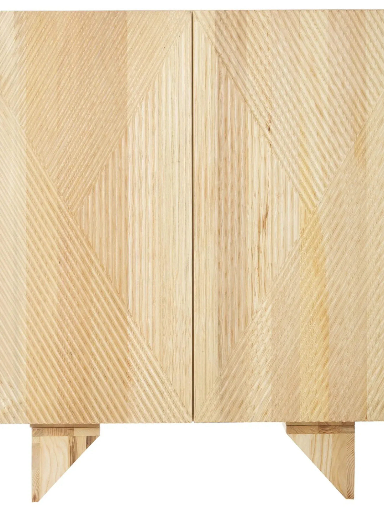 Chiffonnier De Madera Maciza De Fresno Louis