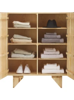 Chiffonnier De Madera Maciza De Fresno Louis