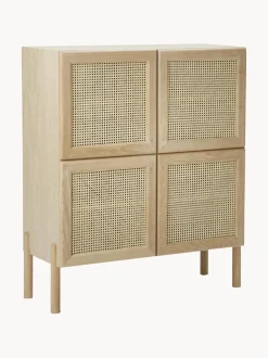 Chiffonnier De Roble Con Tejido Vienes Jolie