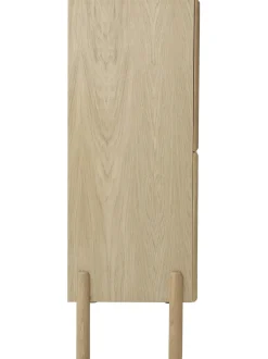 Chiffonnier De Roble Con Tejido Vienes Jolie