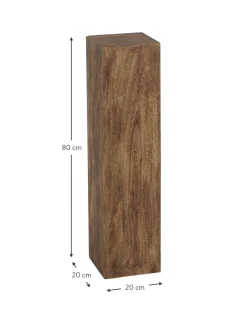 Columna Decorativa De Madera De Mango Like