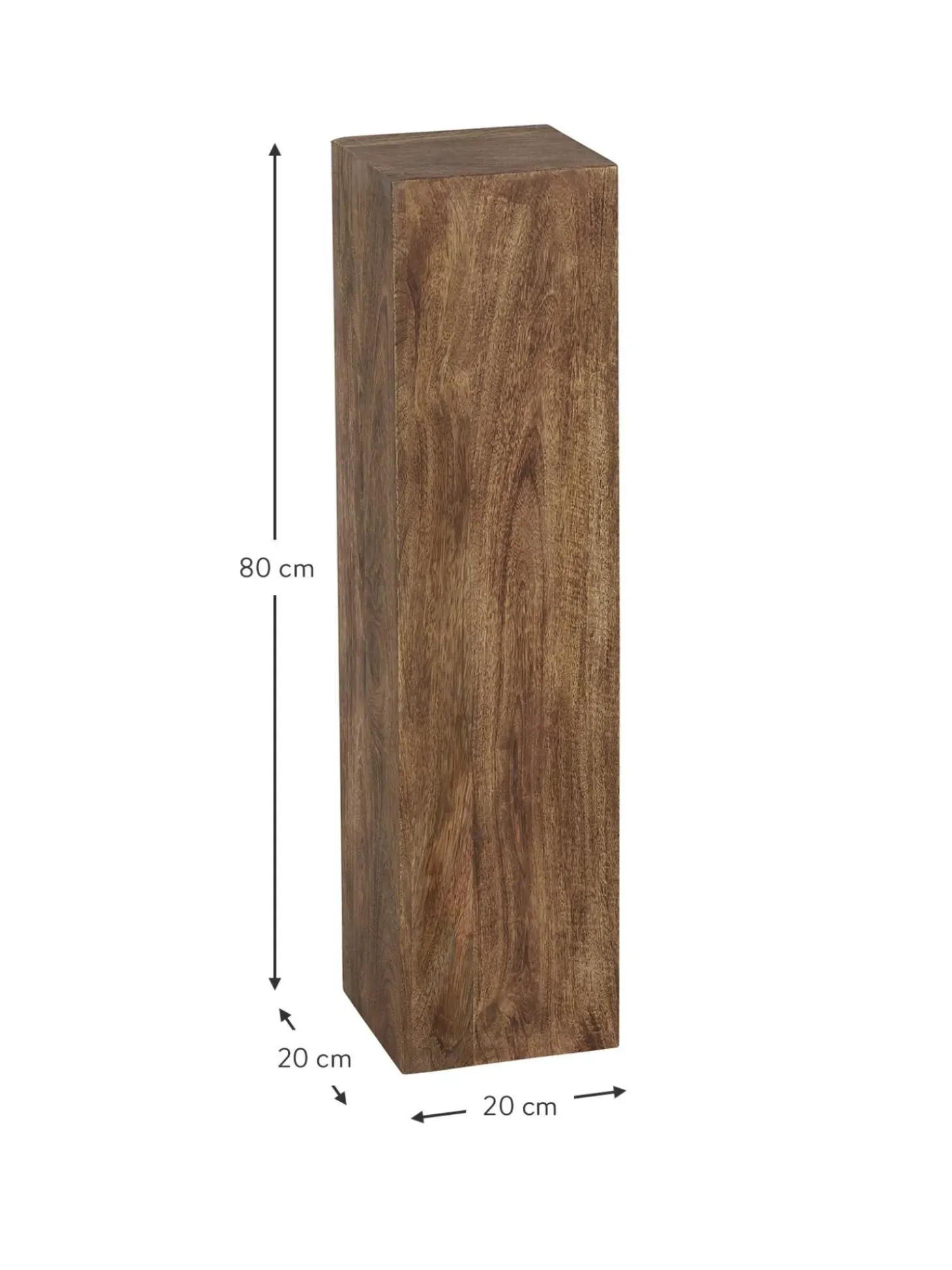 Columna Decorativa De Madera De Mango Like