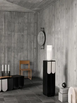 Columna Decorativa De Metal Curved