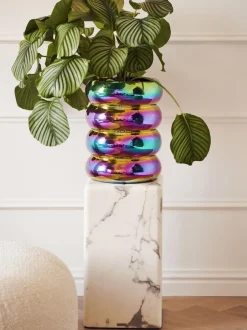 Columna Decorativa En Aspecto Marmol Look