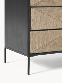 Comoda Con Cajones De Madera De Mango Maciza June