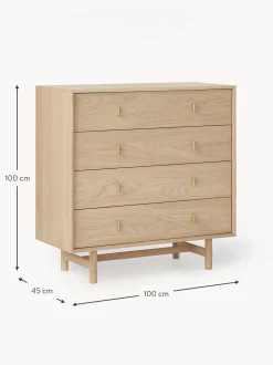 Comoda Con Cajones De Roble Diana